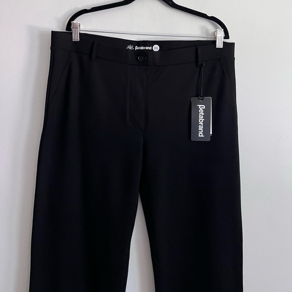 Betabrand Boot-Cut | Classic Dress Pant Yoga Pants - Picture 3 of 7